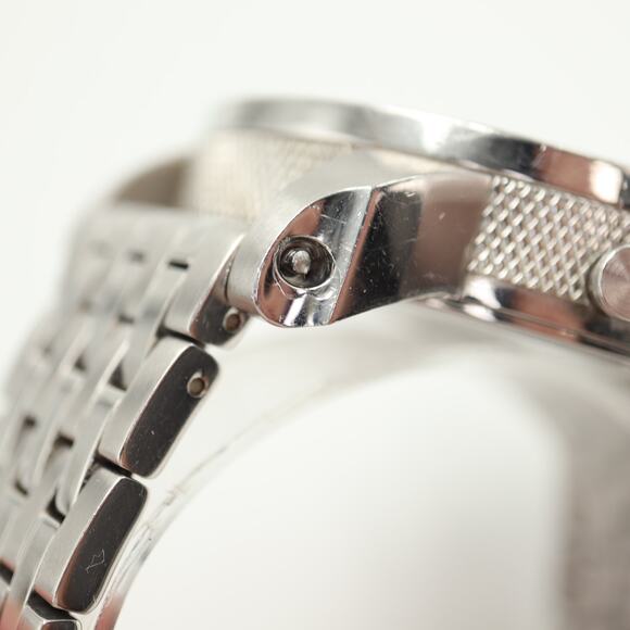 Diesel Little Daddy Mens Chronograph Dual Time 52mm Watch Steel w New Battery - Picture 13 of 16
